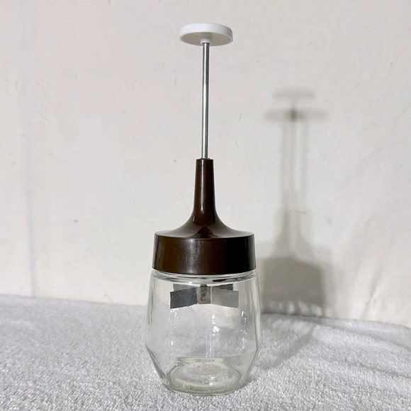 Vintage Androck Food Nut Chopper MCM Glass  Jar Dicer Retro Kitchen Chopper - Picture 1 of 16